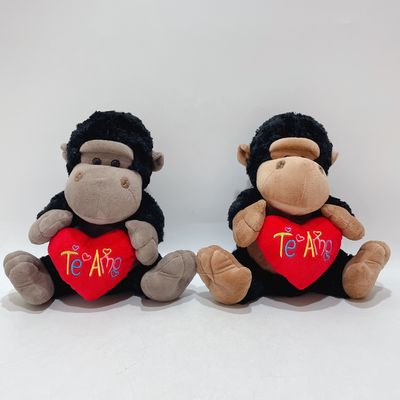 Plüsch Toy Gorilla With Red Heart Item mit BSCI-Rechnungsprüfung
