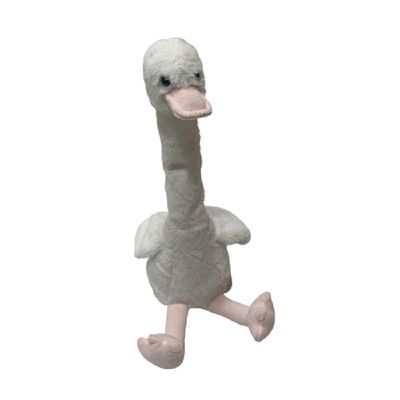35cm weißes Duck Plush Toy Recording Speaking beim Verdrehen des Halses