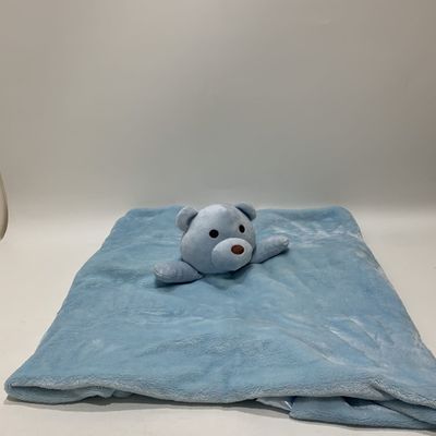 Blaues Bärn-Baby-Sicherheits-Decke Soem-Baby-weicher Plüsch Toy Infant