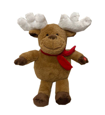 0.28m 11.02ft LED Plüsch Toy Personalised Christmas Reindeer Teddy BSCI