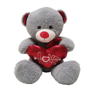 10.24in 26cm Herz Valentinsgruß-Tagesplüsch-Spielwaren-weißes Teddy Bear Holdings A Hypoallergenic