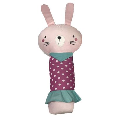 Angefülltes nettes rosa Kaninchen-Kissen-Toy Plush Car Seat Pillow-Spielzeug in der Entlastung des Druckes