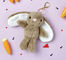 3 Farben 100% PP Baumwolle Füllung Kaninchen Schlüsselkette mit Musikbox