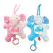 0.2M Pink Blue Infant Plüsch-Spielwaren spähen eine Baumwolle Boo Musical Elephant Stuffed Animals pp.