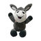 Plüschtier pp.-Baumwolle0.2m 0.66ft Grey Donkey Infant Plush Toys mit Bell