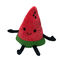 Wassermelone angefülltes notierendes Plüsch-Spielzeug 0.16M 6,3 Zoll-Plüsch-Kissen pp. nach innen