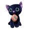 Sprechende realistische schwarze Cat Halloween Stuffed Animal 0.18M 7.09ft