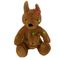 Baby Brown netter Fuzzy Plush Kangaroo Toy 30 cm mit LED-Lichtern und -wiegenlied