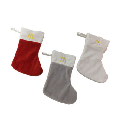18cm 7.09in McDonald's, das weiches Kabel stricken, personifizierte Nadelspitzen-Weihnachtsstrumpf-Soem