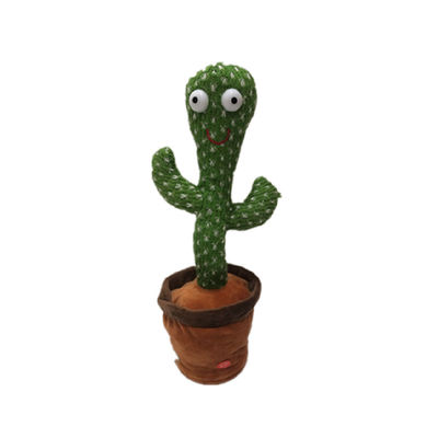 Notieren, Tanzen-Gesang-Kaktus-Plüsch Toy Customized wiederholend