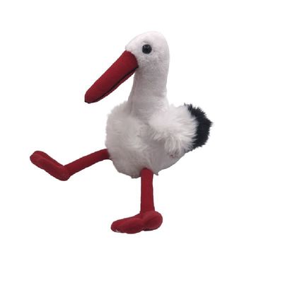 Wiederholen des notierenden Plüschs Toy Moving White Stork