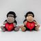 Plüsch Toy Gorilla With Red Heart Item mit BSCI-Rechnungsprüfung