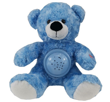 Hot-Selling LED gefülltes Tier bunte leuchtende Plush Teddy Bär Projektion Licht Wiegenlied Plush Teddy Bär
