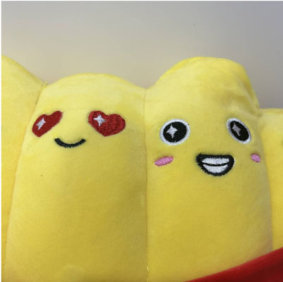 Emotionale Pommes Frites 35cm Süßes Stützkissen Kissen Heimdekoration Kuschelspielzeug