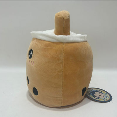 Custom Logo Doppelseitig Umkehrbare Farbe Milch-Tee-Tasse Plush Toy