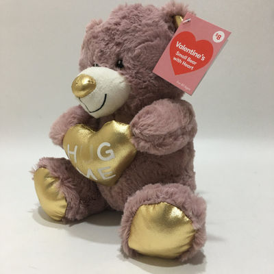 Hot-Selling Großhandel Plush Toy Valentinstag Teddybär mit Herz süßes Geschenk für Liebhaber