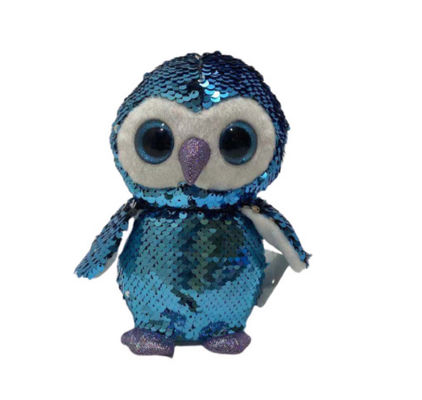 Hot-Selling Stimme Aufnahme & Wiederholung Plush Flip Sequin Pinguin Spielzeug