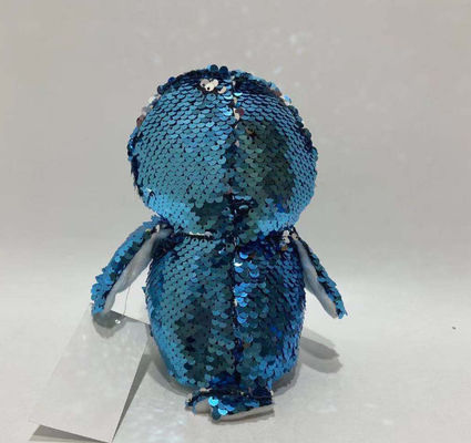 Hot-Selling Stimme Aufnahme & Wiederholung Plush Flip Sequin Pinguin Spielzeug