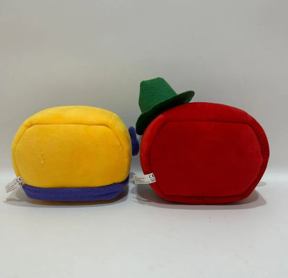 Anpassbare 14cm Rote und Gelbe Seilbahn Maskottchen Plush Puppen