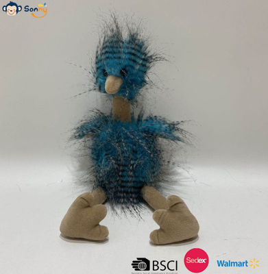 OEM-Fabrik Großhandel Custom Blaue Pfau Flusse Strauß Plüssig Spielzeug Geschenk gefülltes Tier