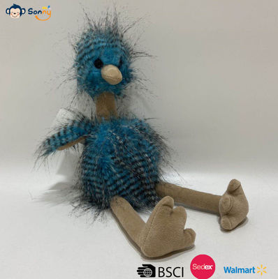 OEM-Fabrik Großhandel Custom Blaue Pfau Flusse Strauß Plüssig Spielzeug Geschenk gefülltes Tier