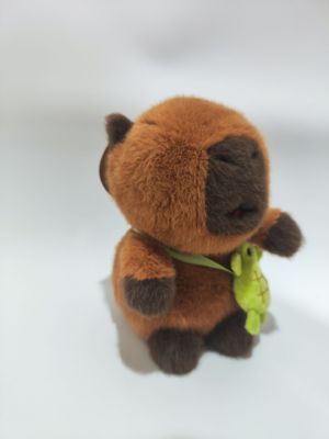Sprichend zurück & Bewegung Capybara mit verschiedenen Taschen Plush Spielzeug elektronisches Spielzeug Beste Kindergeschenk