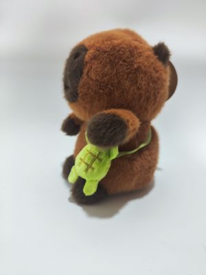 Sprichend zurück & Bewegung Capybara mit verschiedenen Taschen Plush Spielzeug elektronisches Spielzeug Beste Kindergeschenk