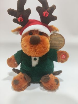 Kinder Weihnachtsgeschenk Komisch Reh mit zitterndem Fuß und singend Pluss Spielzeug elektronisches Spielzeug