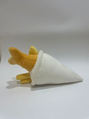 7 Stück verschiedene gebratene Fisch- und Pommes-Plüschtiere, niedliche, mit Essen gefüllte Tiere für Kinder und Heimdekoration