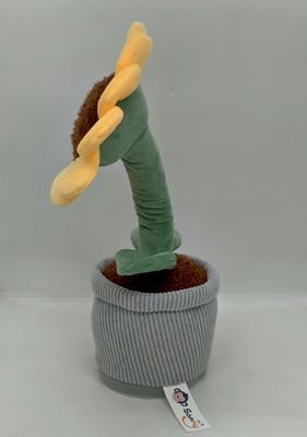 Sonnenblumen-Aufnahme-Plüschtier aus Plüschmaterial und 100 % PP-Baumwolle