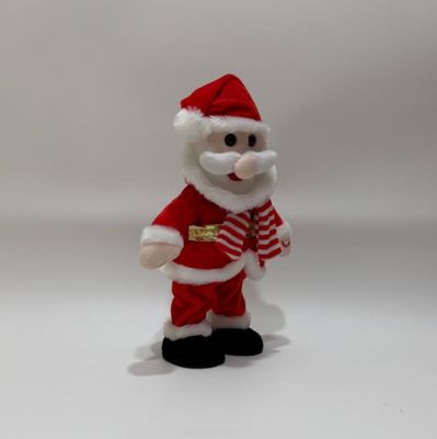 Singender & tanzender Weihnachts-Santa und -Hirsch