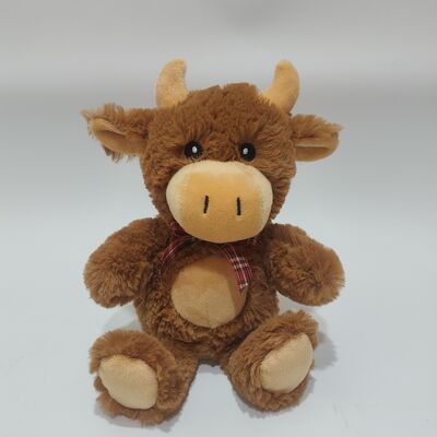 Aufnehmen & Wiederholen, sich links und rechts bewegendes Hochlandrind