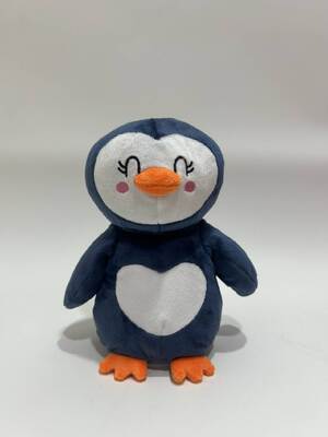 Aufnehmen & Wiederholen, sich nach links und rechts bewegender Pinguin