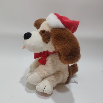 Musical Weihnachtshund mit beweglichen Ohren