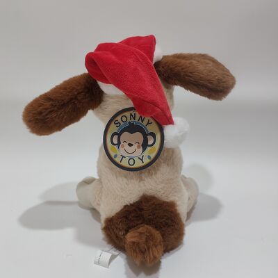 Musical Weihnachtshund mit beweglichen Ohren