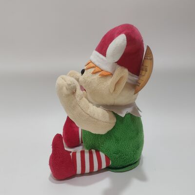 Peekaboo Elf mit Musik und beweglichen Armen