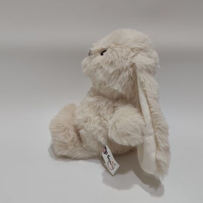 Microwavable Heated Plush Bunny with Removable Clay Beans Pouch