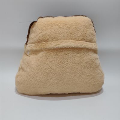 Schönes transparentes PVC-Pudding-Kissen mit bunten Mini-Fruchten