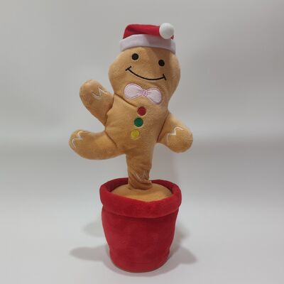Singende und tanzende Weihnachtsserie Weihnachtsmann Lebkuchenmann Weihnachtsbaum Pinguine Elch