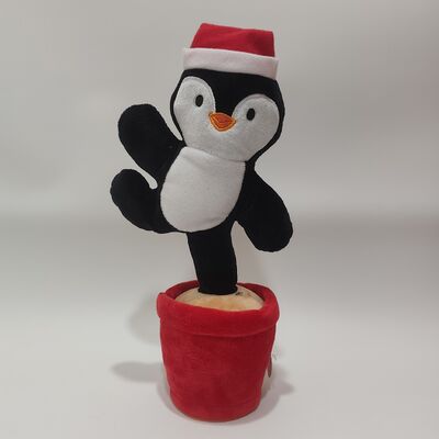 Singende und tanzende Weihnachtsserie Weihnachtsmann Lebkuchenmann Weihnachtsbaum Pinguine Elch