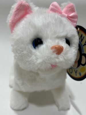 Custom Design Stofftier süß süß Spazierende Katze Elektronisches Plüschspielzeug