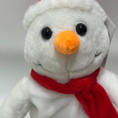 Singender & tanzender Weihnachtsmann-Schneemann-Plüschtier mit Musik