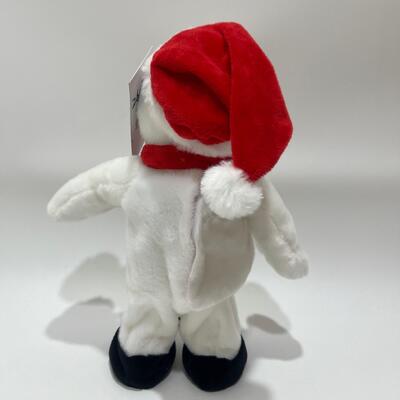 Singender & tanzender Weihnachtsmann-Schneemann-Plüschtier mit Musik