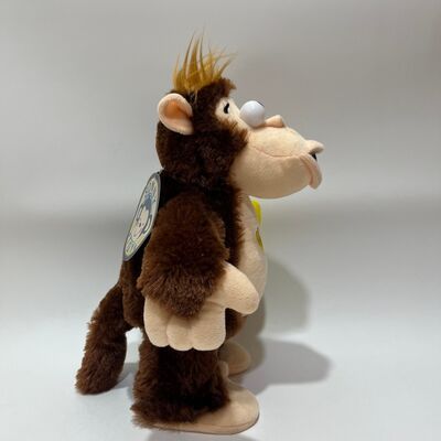 Interaktives Bananenklau-Affen-Plüschtier mit emotionaler Reaktion, Gorilla-Puppe, lustiges neuartiges Geschenk