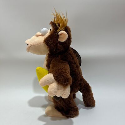 Interaktives Bananenklau-Affen-Plüschtier mit emotionaler Reaktion, Gorilla-Puppe, lustiges neuartiges Geschenk