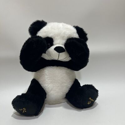 Interaktives Panda-Plüsch-Spielzeug mit Wiederholungsfunktion und Musik