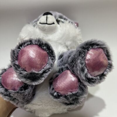 Sparkling Eyes Husky Plush Toy Grey White Big Eye Wolf Dog Doll Realistic Pet Dog Companion Gift for Kids