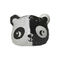 2D Flip Sequin Panda Plush Pillow-Kissen-Gedächtnis schäumen 32CM 16 Zoll