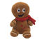 Brown, das Ginger Man With wiederholend ein roter Schal notiert