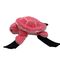 Rosa langer Pelz angefülltes Schildkröten-Knieschützer-Plüsch-Spielzeug 28cm für Ski Snowboard Skateboard
